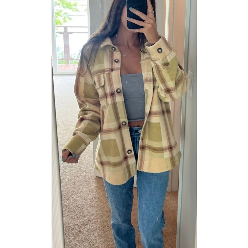 Rip Curl Yellow Plaid Jacket